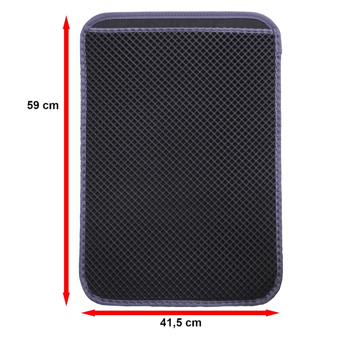 Yatek Cat Litter Mat, Double Layer Waterproof, Non-Slip, Washable 59 x 41.5 cm, Made of Non-Toxic EVA, Easy Clean Design for Cat Litter Boxes, Ideal for Sensitive Paws and Protects Floors from Liquid Spills.