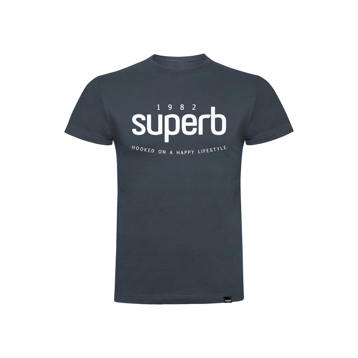 Superb Camiseta de Manga Corta con Cuello Redondo ICON TEE 3000 para Hombre, 100% Algodón, Ajuste Cómodo, Ideal para Otoño/Invierno 23, Estilo Casual, Perfecta para Cualquier Ocasión.