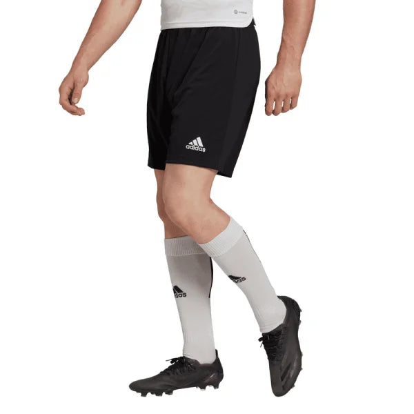 Adidas entry 22 sports shorts for men, with quick dry aeroready, black and white