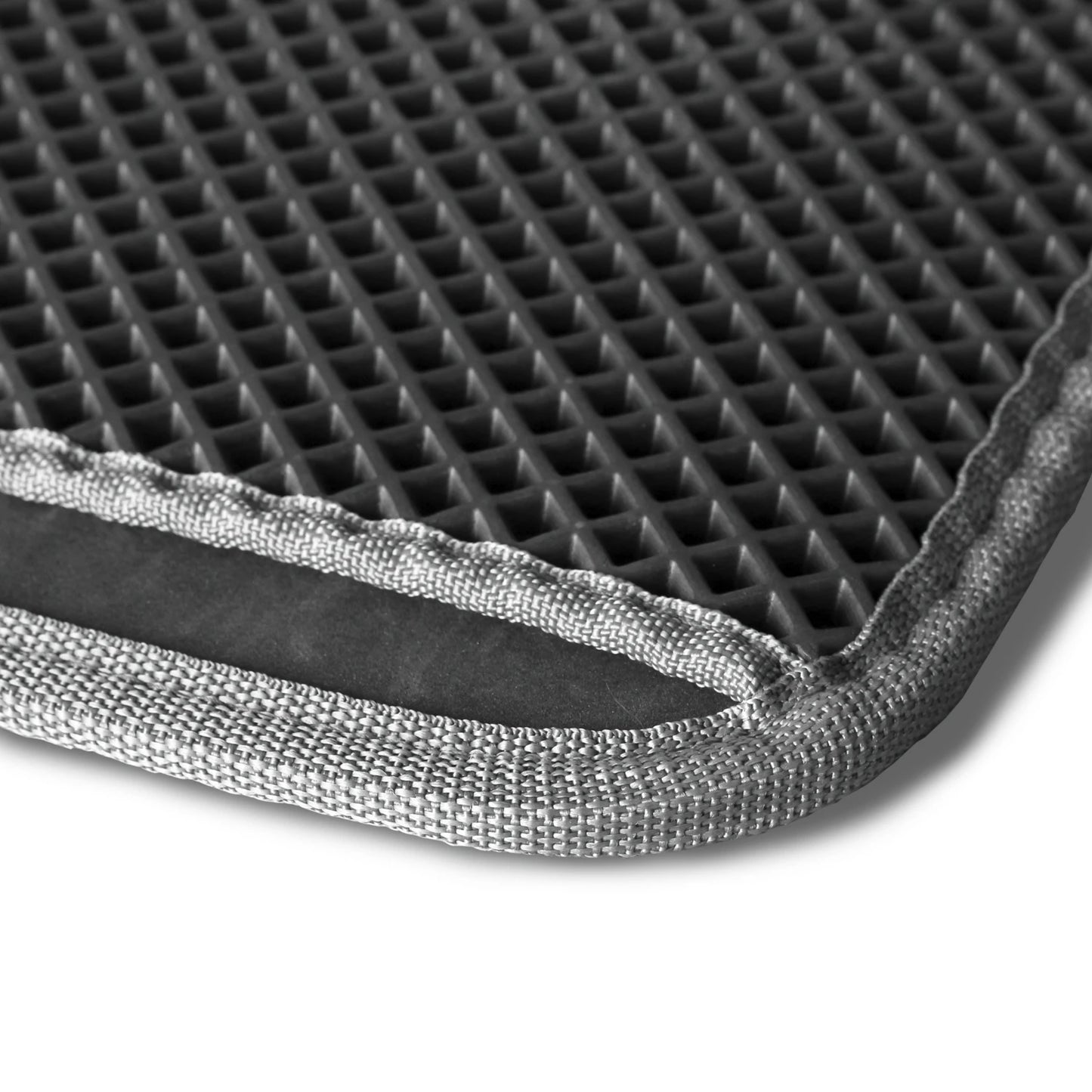 Yatek Cat Litter Mat, Double Layer Waterproof, Non-Slip, Washable 59 x 41.5 cm, Made of Non-Toxic EVA, Easy Clean Design for Cat Litter Boxes, Ideal for Sensitive Paws and Protects Floors from Liquid Spills.