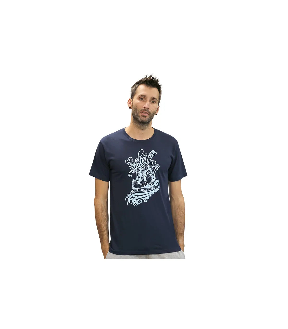 Camiseta de Manga Corta Verde Militar para Hombre ROX - 50% Algodón 50% Poléster, Bajo Recto, Ideal para Uso Casual, Deporte o Fiestas, Cómoda y Transpirable.