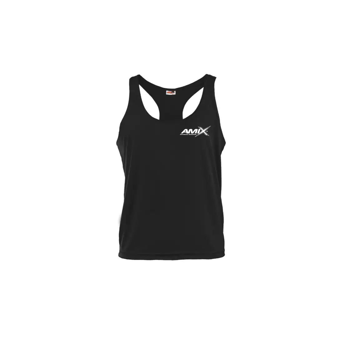 Camiseta sin mangas Amix negra talla L