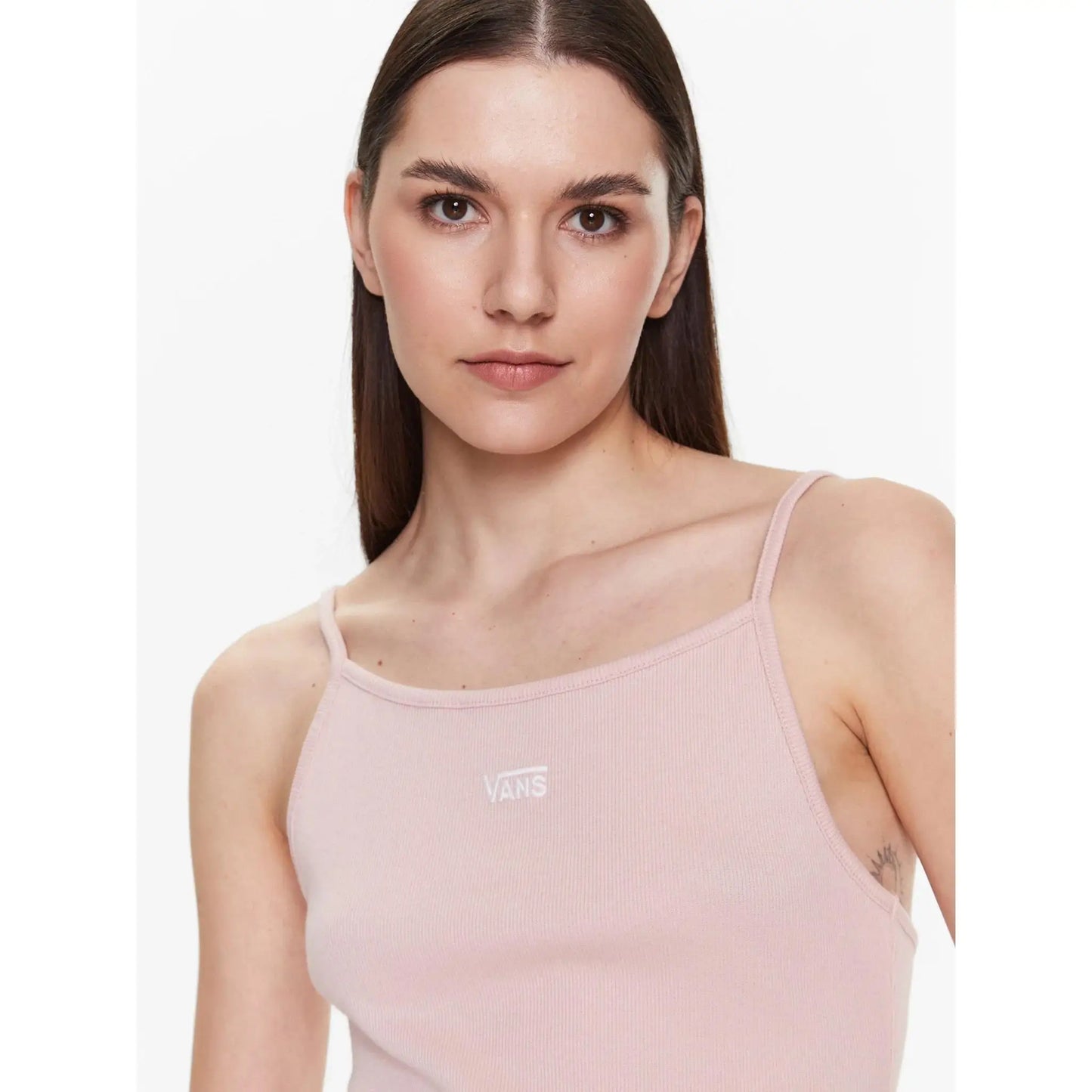 Vans Jessie Dress para mujer - Vestido acampanado con tirantes ajustables, suave mezcla de algodón (58% algodón, 38% poliéster, 4% elastano) para mayor comodidad y estilo, perfecto para fiestas o salidas informales.