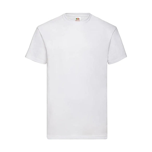 Fruit of the Loom T-shirt - Short Sleeve 100% Cotton Men's Casual Wear, Comfortable and Breathable with Double Stitching for Durability, Perfect for Sports or Daily Use.