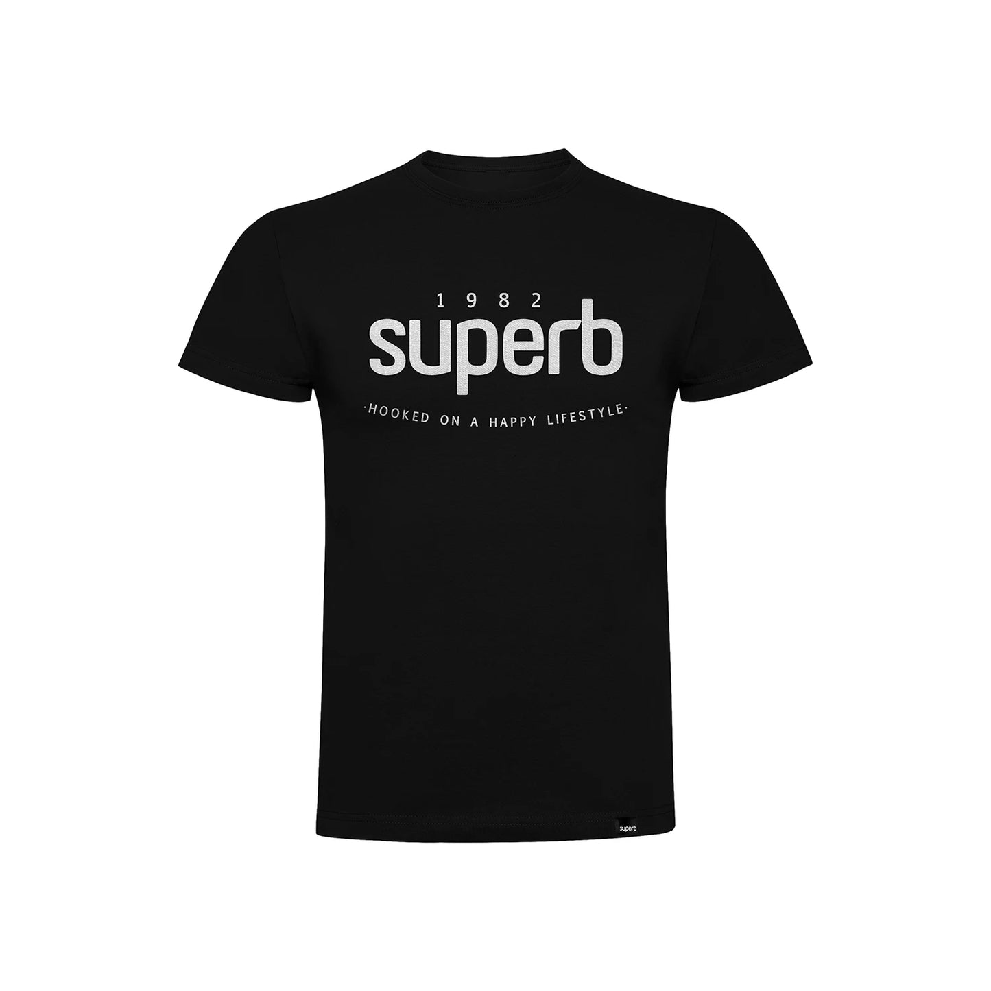 Superb Camiseta de Manga Corta con Cuello Redondo ICON TEE 3000 para Hombre, 100% Algodón, Ajuste Cómodo, Ideal para Otoño/Invierno 23, Estilo Casual, Perfecta para Cualquier Ocasión.
