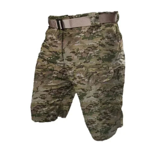 Men's Military Cargo Shorts - Tactical, Waterproof, Camouflage, Breathable and Quick Dry for Outdoors