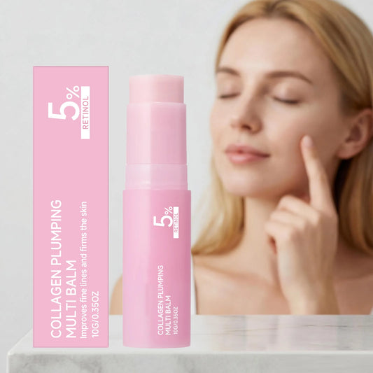 Bálsamo Multifuncional con Colágeno 5% Retinol — Reafirmante, Lifting, Reduce Líneas Finas, Hidratante, Luminoso, Aumenta la Elasticidad