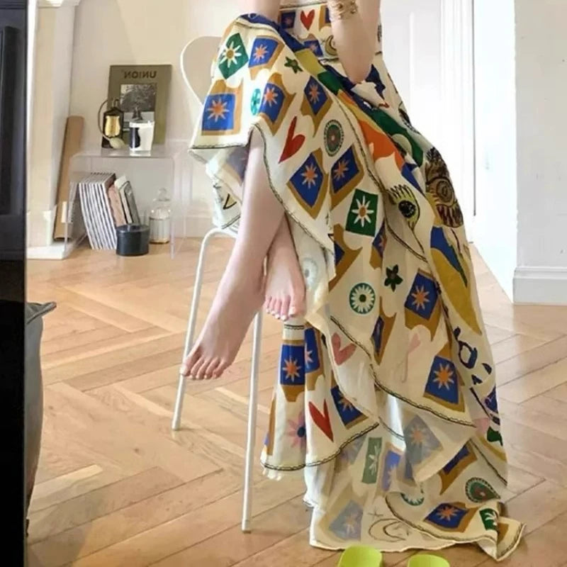 Vestido Maxi Palabra de Honor para Mujer 2026 - Vestido Largo sin Tirantes para Playa, Fiesta y Vacaciones, Estilo Boho Suelto, Tallas S-3XL