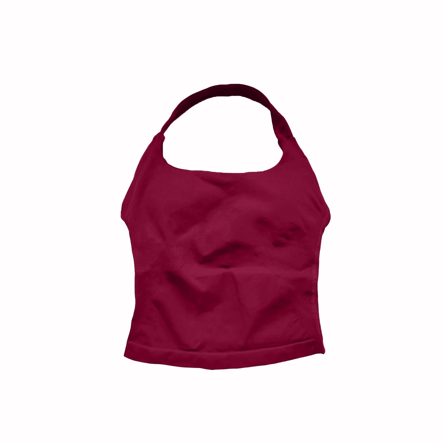 Top Halter NCLAGEN para Mujer, Espalda Abierta, Sin Costuras, Longline con Relleno, Ideal para Yoga, Fitness, Entrenamiento y Running - Ropa Deportiva Femenina