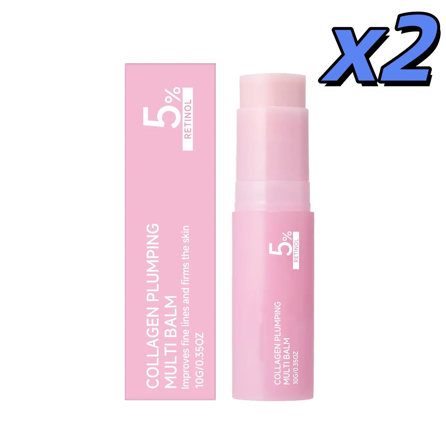 Bálsamo Multifuncional con Colágeno 5% Retinol — Reafirmante, Lifting, Reduce Líneas Finas, Hidratante, Luminoso, Aumenta la Elasticidad
