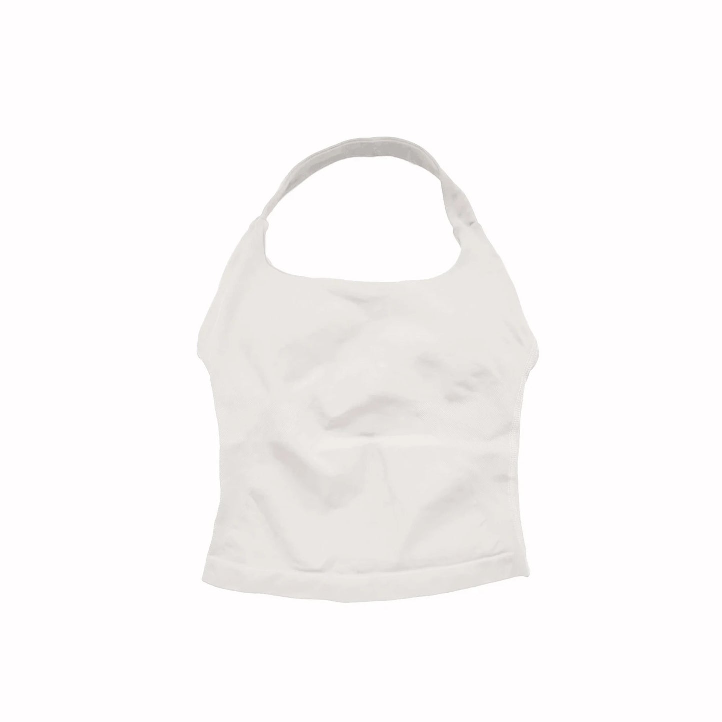 Top Halter NCLAGEN para Mujer, Espalda Abierta, Sin Costuras, Longline con Relleno, Ideal para Yoga, Fitness, Entrenamiento y Running - Ropa Deportiva Femenina