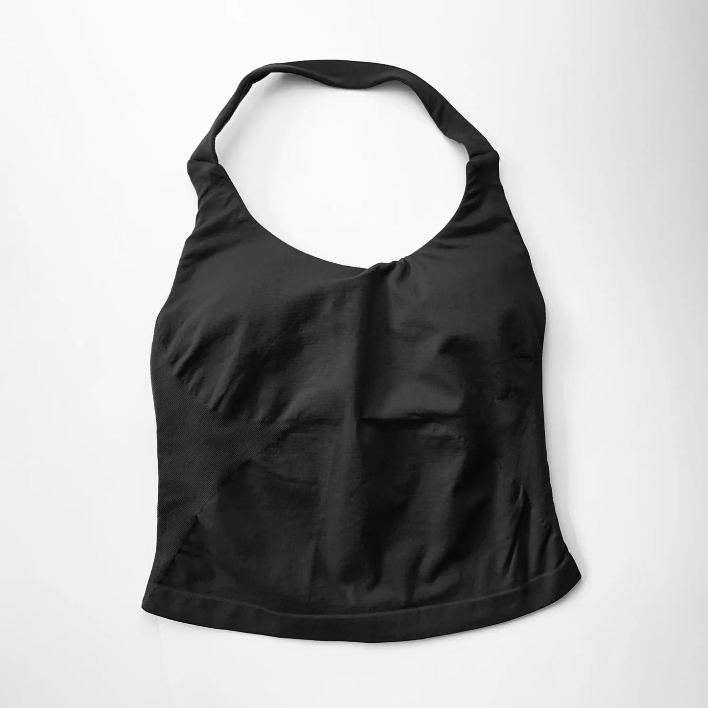 Top Halter NCLAGEN para Mujer, Espalda Abierta, Sin Costuras, Longline con Relleno, Ideal para Yoga, Fitness, Entrenamiento y Running - Ropa Deportiva Femenina