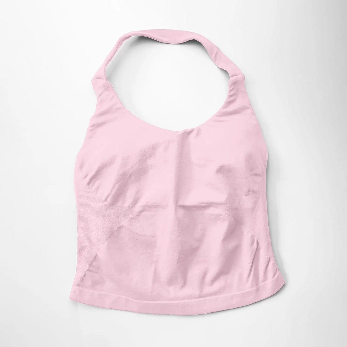 Top Halter NCLAGEN para Mujer, Espalda Abierta, Sin Costuras, Longline con Relleno, Ideal para Yoga, Fitness, Entrenamiento y Running - Ropa Deportiva Femenina