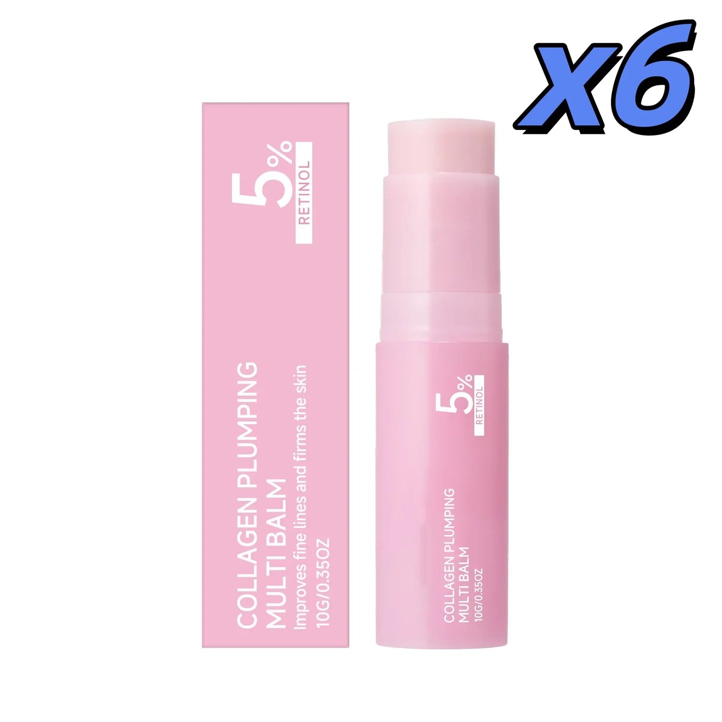 Bálsamo Multifuncional con Colágeno 5% Retinol — Reafirmante, Lifting, Reduce Líneas Finas, Hidratante, Luminoso, Aumenta la Elasticidad
