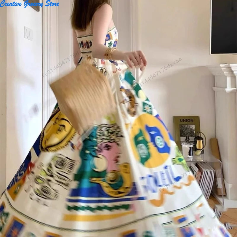 Vestido Maxi Palabra de Honor para Mujer 2026 - Vestido Largo sin Tirantes para Playa, Fiesta y Vacaciones, Estilo Boho Suelto, Tallas S-3XL