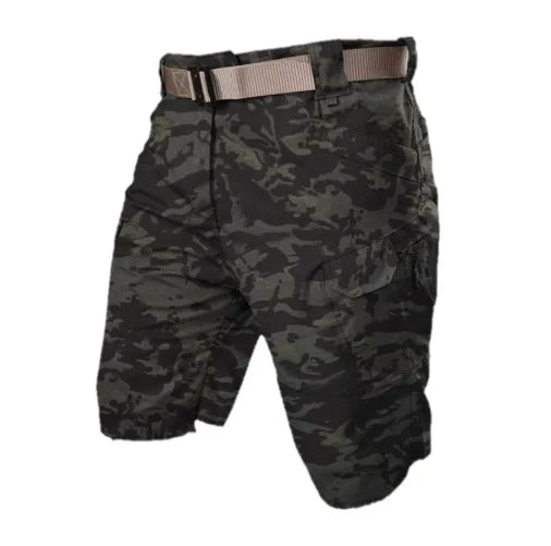 Men's Military Cargo Shorts - Tactical, Waterproof, Camouflage, Breathable and Quick Dry for Outdoors