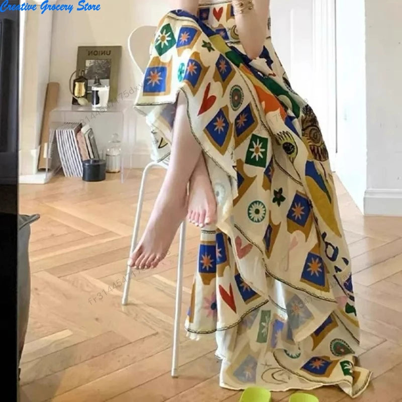 Vestido Maxi Palabra de Honor para Mujer 2026 - Vestido Largo sin Tirantes para Playa, Fiesta y Vacaciones, Estilo Boho Suelto, Tallas S-3XL