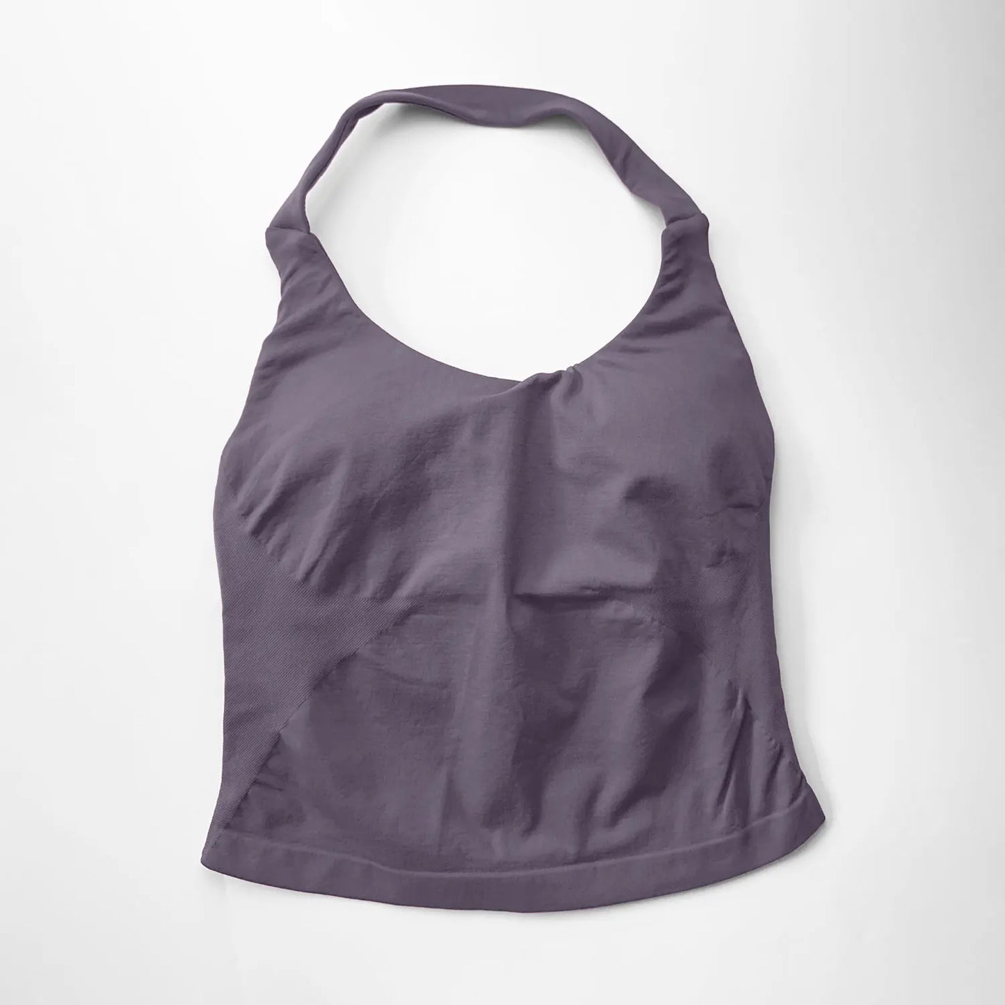 Top Halter NCLAGEN para Mujer, Espalda Abierta, Sin Costuras, Longline con Relleno, Ideal para Yoga, Fitness, Entrenamiento y Running - Ropa Deportiva Femenina